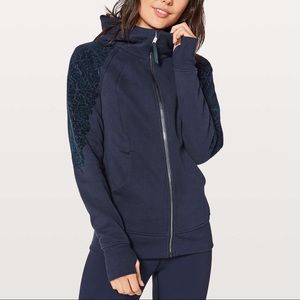 Lululemon Navy Scuba Hoodie Sz 12